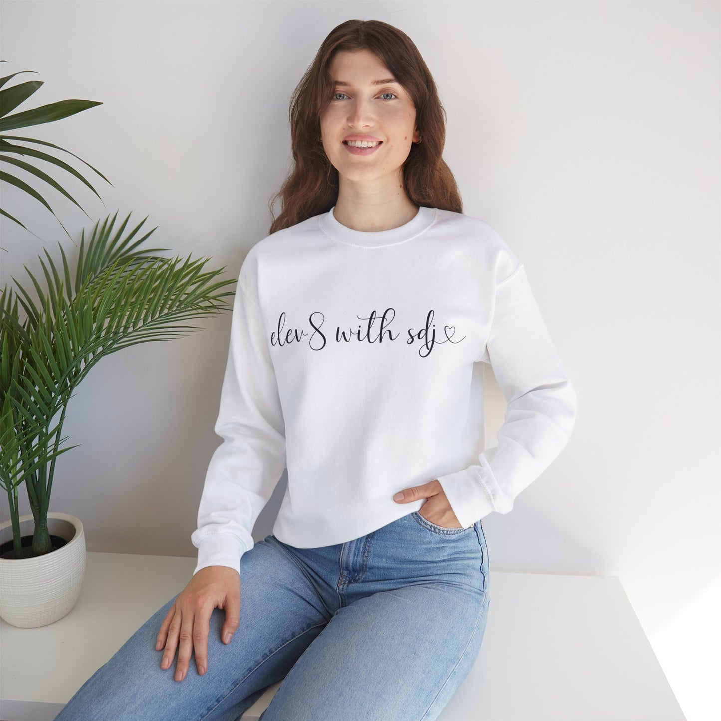 ELEV8 with SDJ Crewneck Sweatshirt