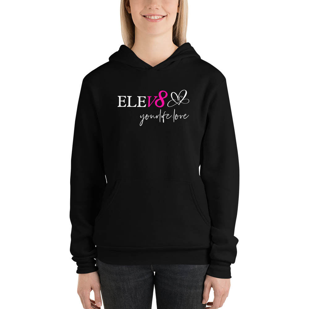 ELEV8 Black Unisex hoodie