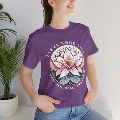 ELEV8 Lotus Flower Short Sleeve Tee