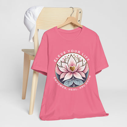 ELEV8 Lotus Flower Short Sleeve Tee