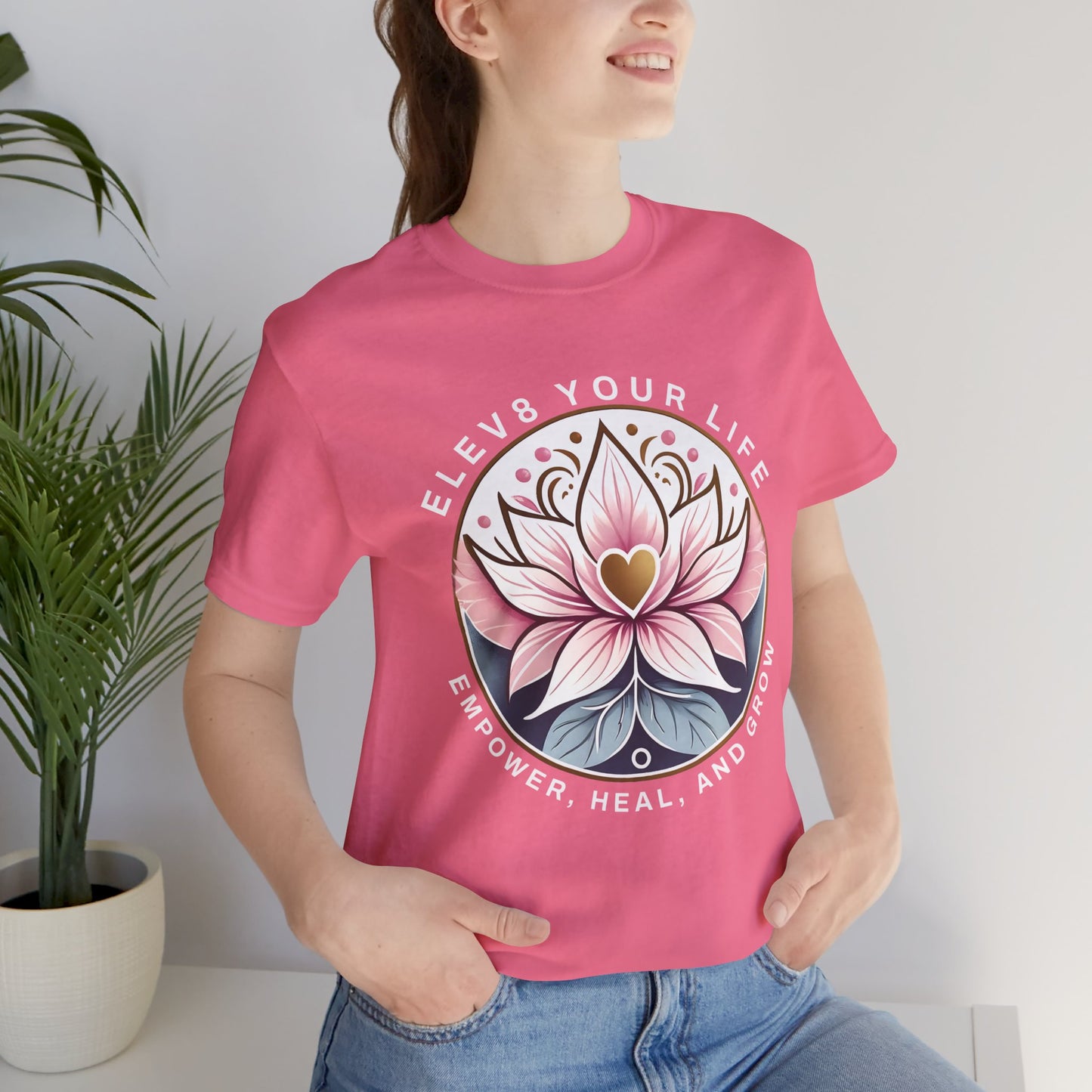 ELEV8 Lotus Flower Short Sleeve Tee