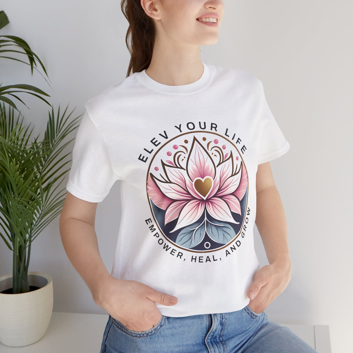 ELEV8 Lotus Flower Short Sleeve Tee