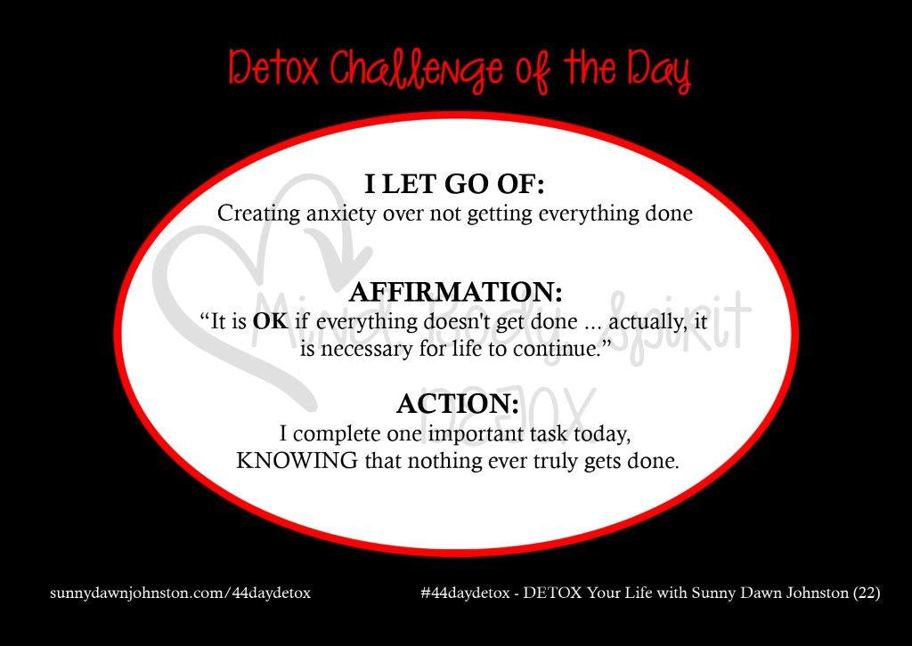 Detox Your Life – Daily Card Deck