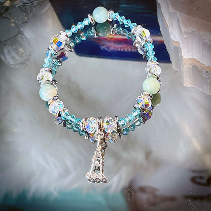 Multi-Dimensional Lighthouse Amazonite (Blue) Bracelet