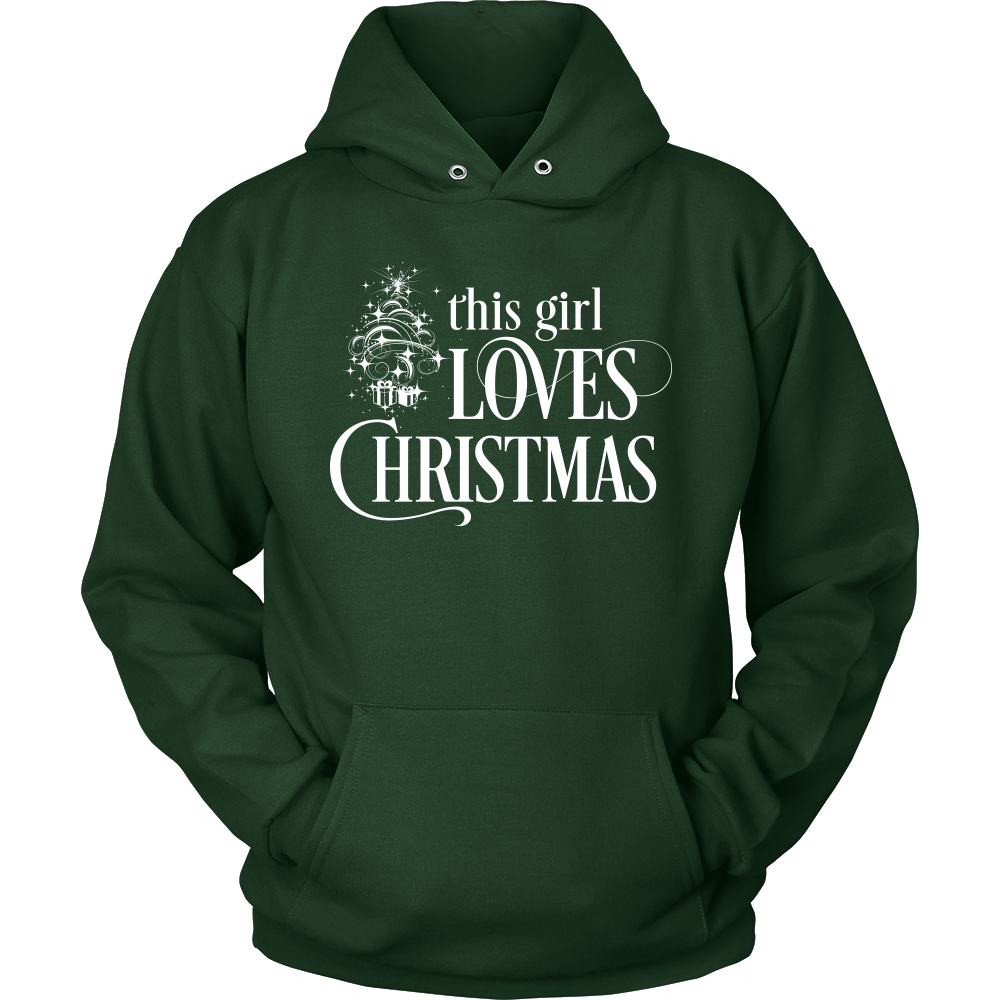 This Girl Loves Christmas Unisex Hoodie