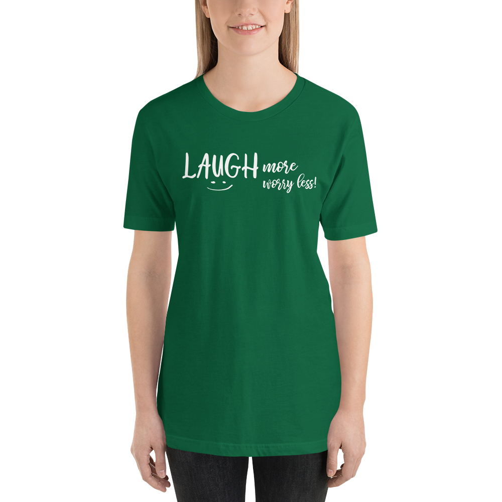 Laugh More Short-Sleeve Unisex T-Shirt