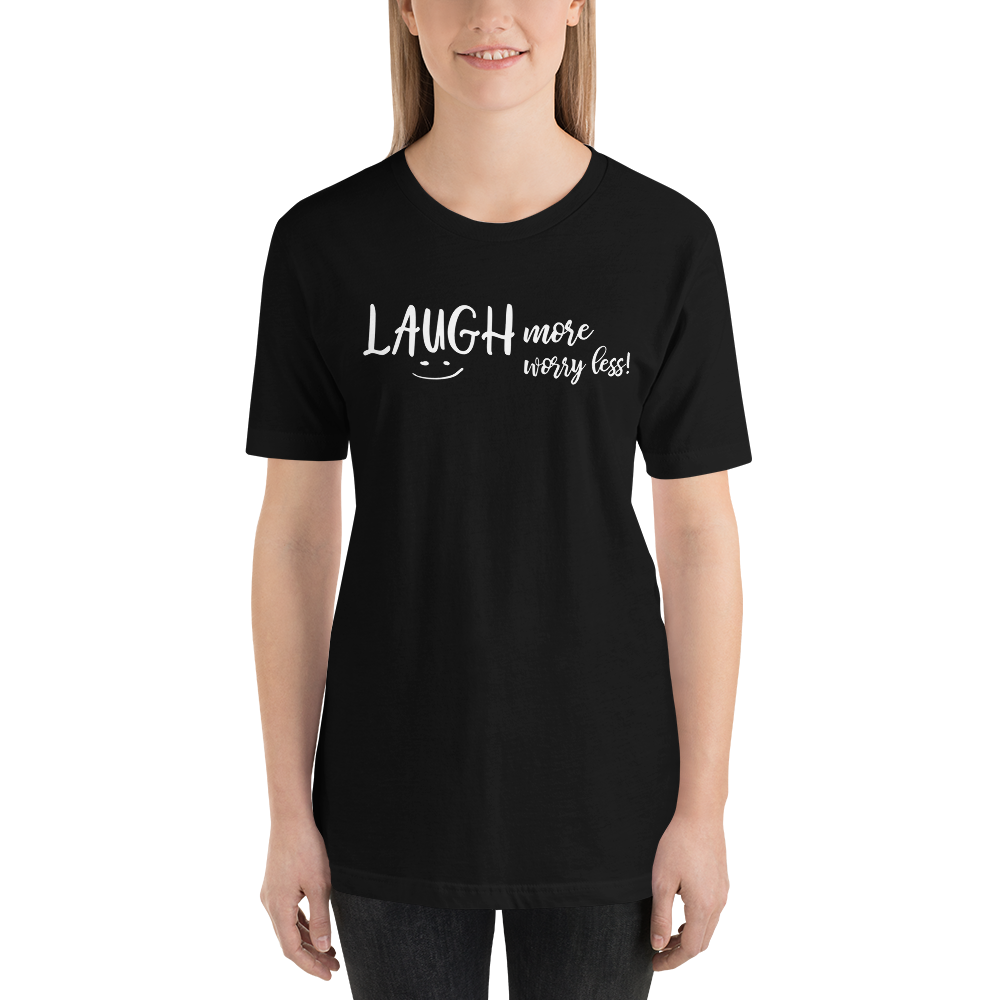 Laugh More Short-Sleeve Unisex T-Shirt