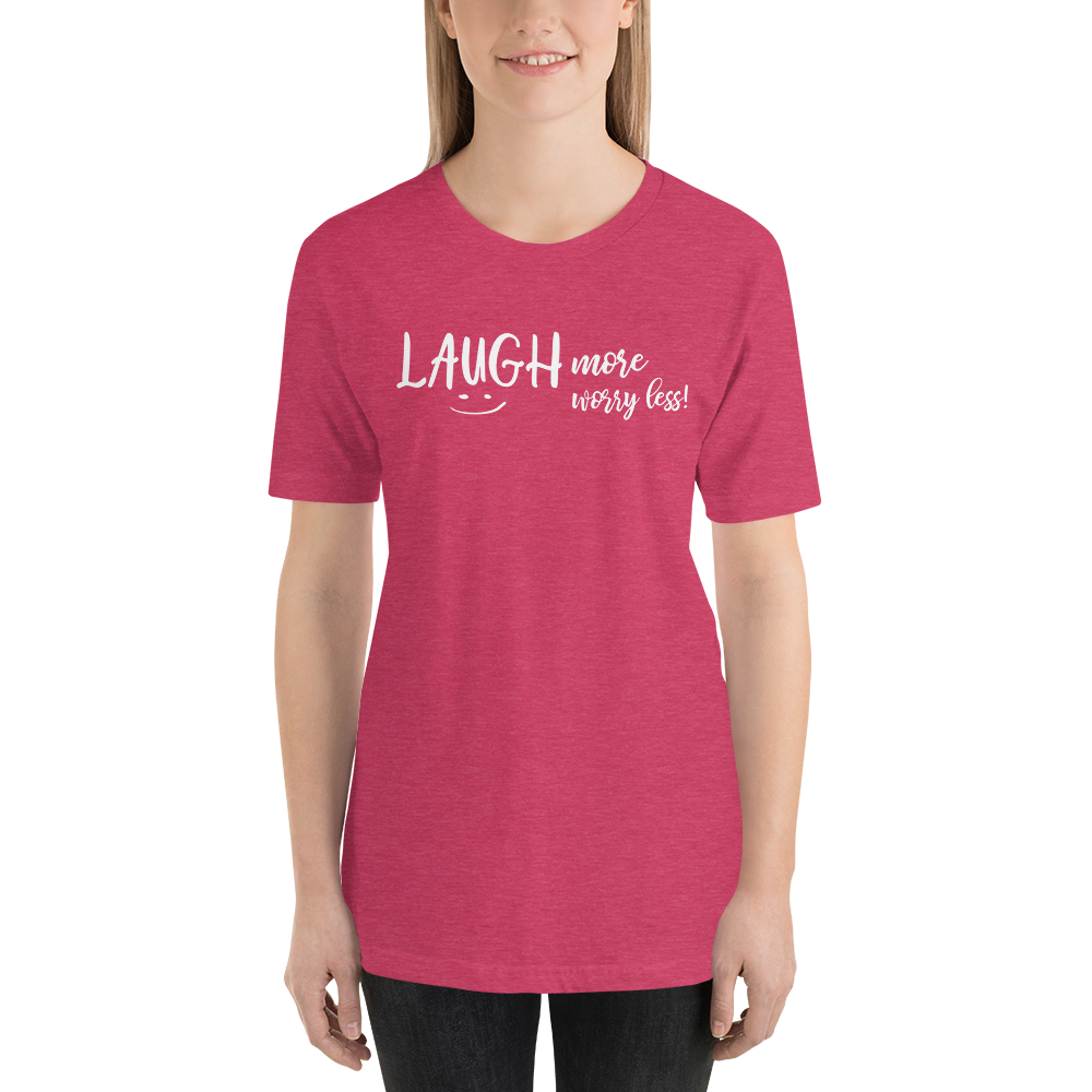 Laugh More Short-Sleeve Unisex T-Shirt