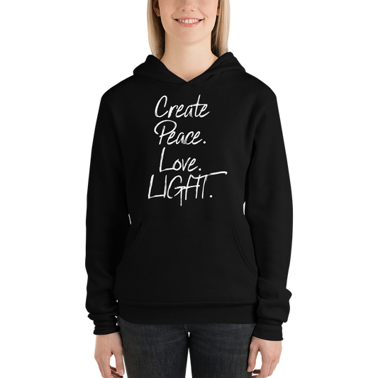 CREATE PEAVE LOVE LIGHT Unisex hoodie