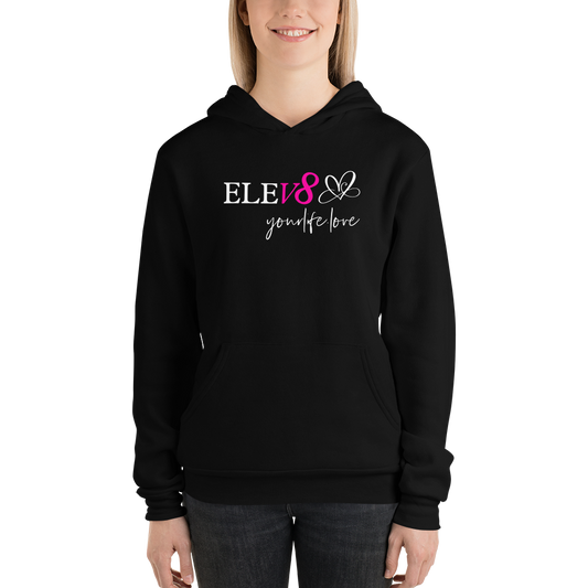 ELEV8 Black Unisex hoodie