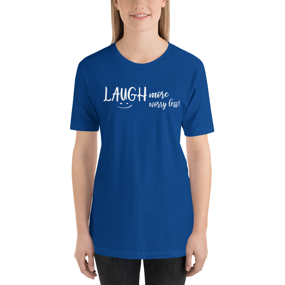 Laugh More Short-Sleeve Unisex T-Shirt