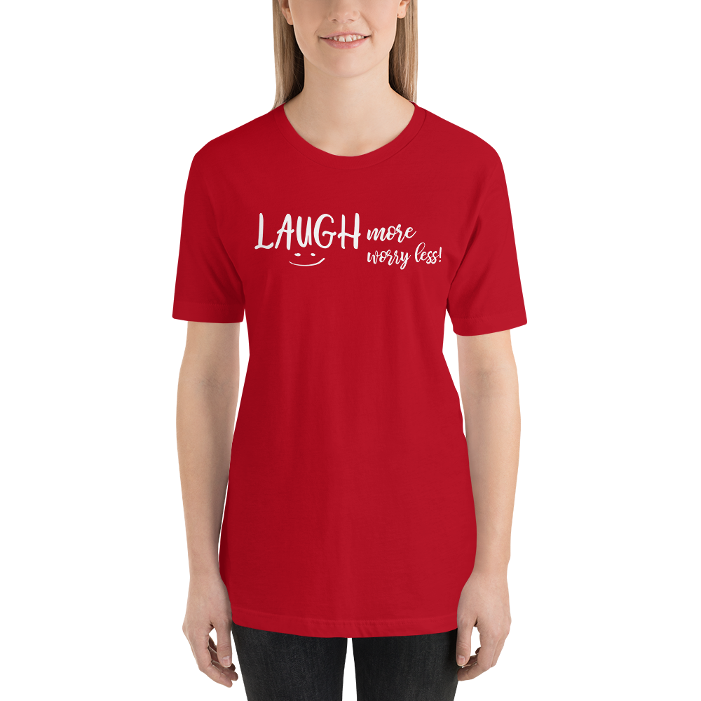 Laugh More Short-Sleeve Unisex T-Shirt