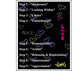The Nine Steps 8 1/2 x 11 Poster Laminated